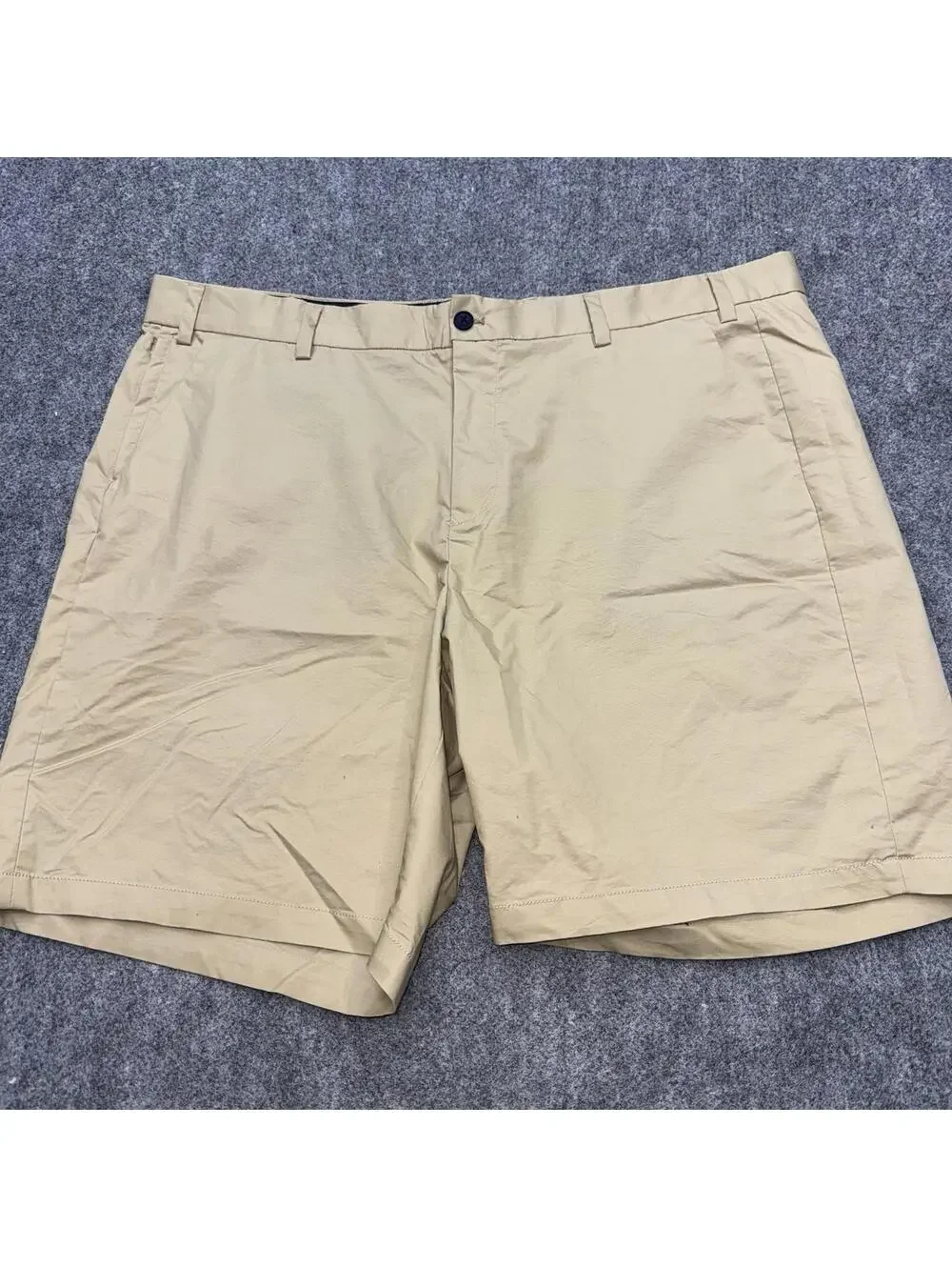 Nautica Navtech Shorts Mens 46 Khaki Performance Stretch Golf Lightweight